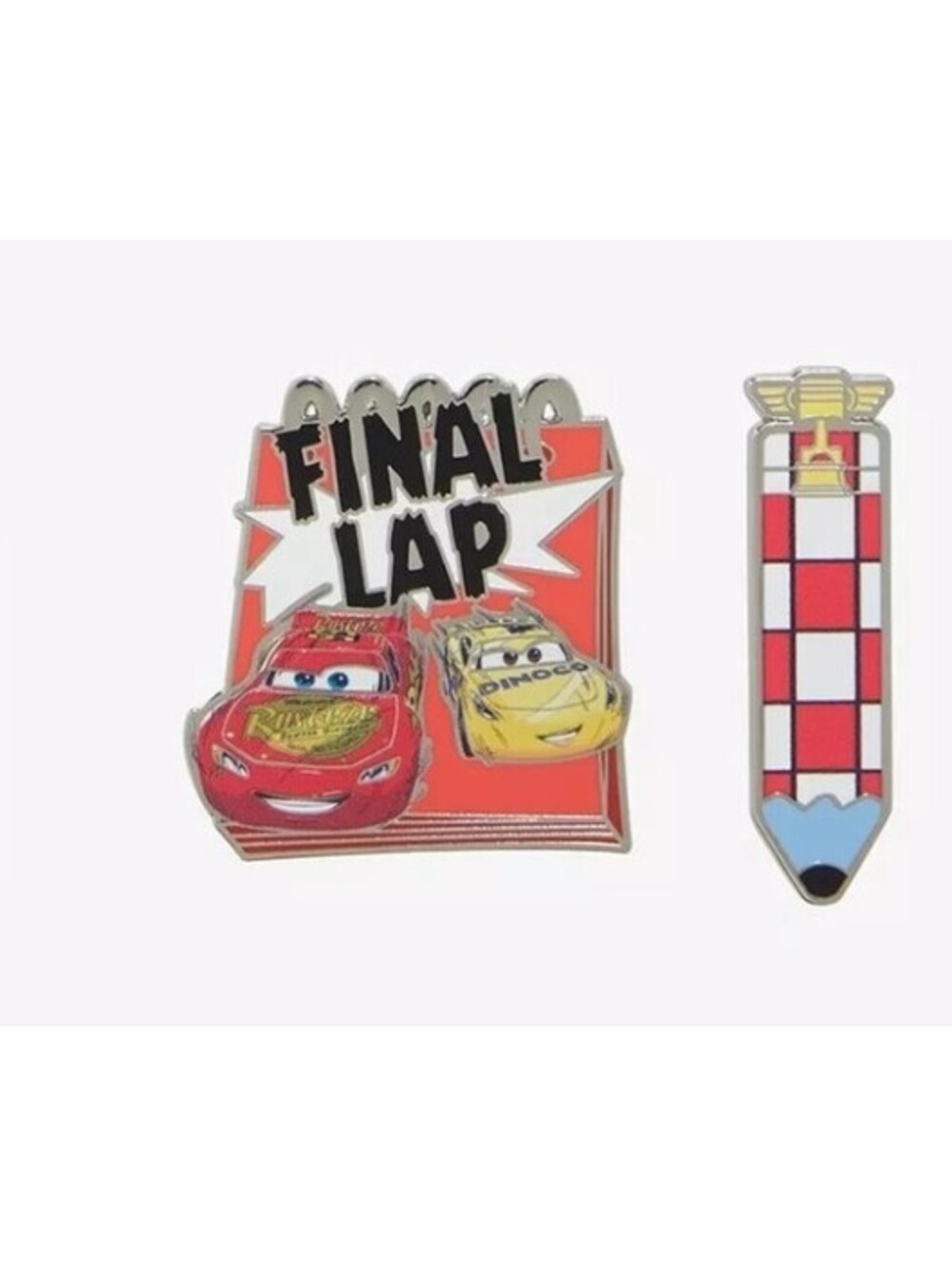 Disney Pixar Pencil & Notepad Blind Box Enamel Pin Set
